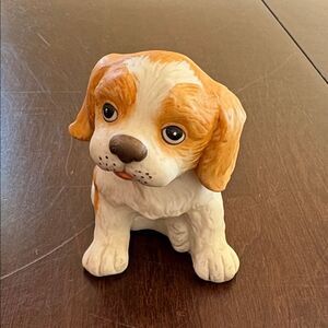 Vintage Homco Cocker Spaniel puppy dog 1980s.